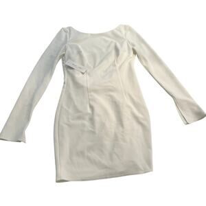 M1-7 KATIE MAY Women's Mini Dress Boning with Scoop Open Back Size M